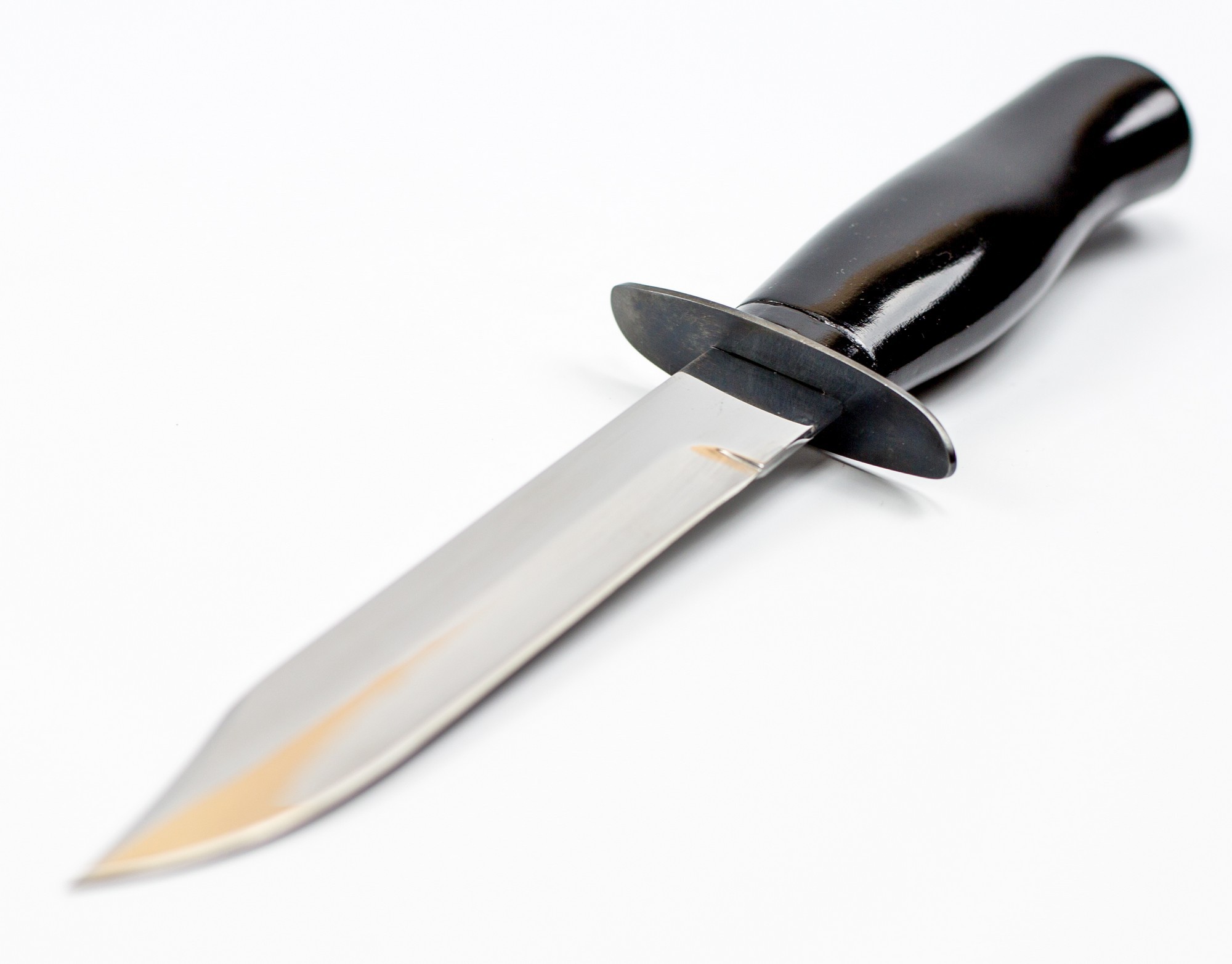 Черный Нож Танкиста, полированный от Ножиков