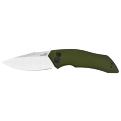 Фото Складной автоматический нож Kershaw Launch 1, сталь CPM154, рукоять алюминий, олива