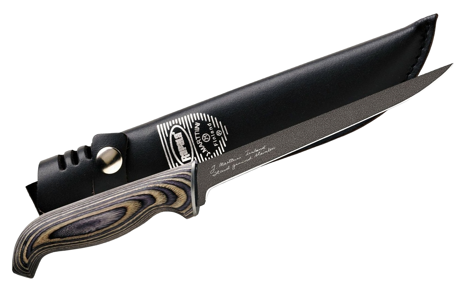 Филейный нож, Rapala, PRFGL6, нержавеющая сталь, кожаный чехол
