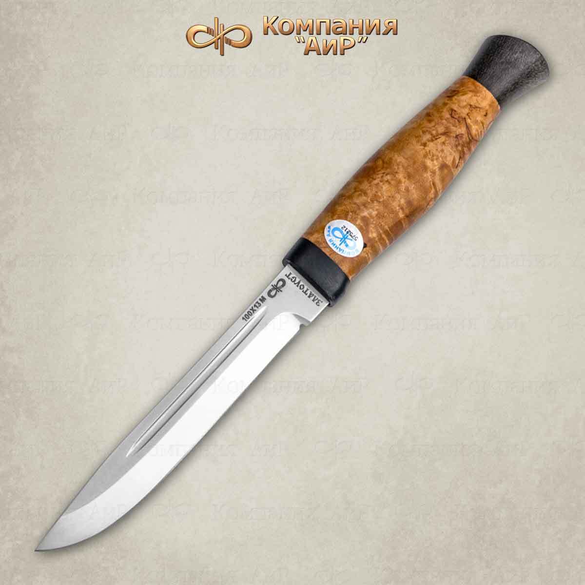 Нож Финка-3, карельская береза, 95х18 от Ножиков