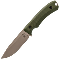 Фото Нож Леший, сталь AUS10co, рукоять микарта, оливковый