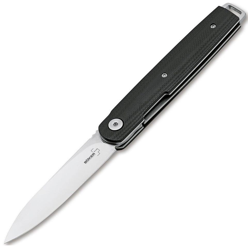 Нож складной Boker Plus LRF, сталь VG10 Satin Plain, рукоять стеклотекстолит G10, 01BO078 - фото 1