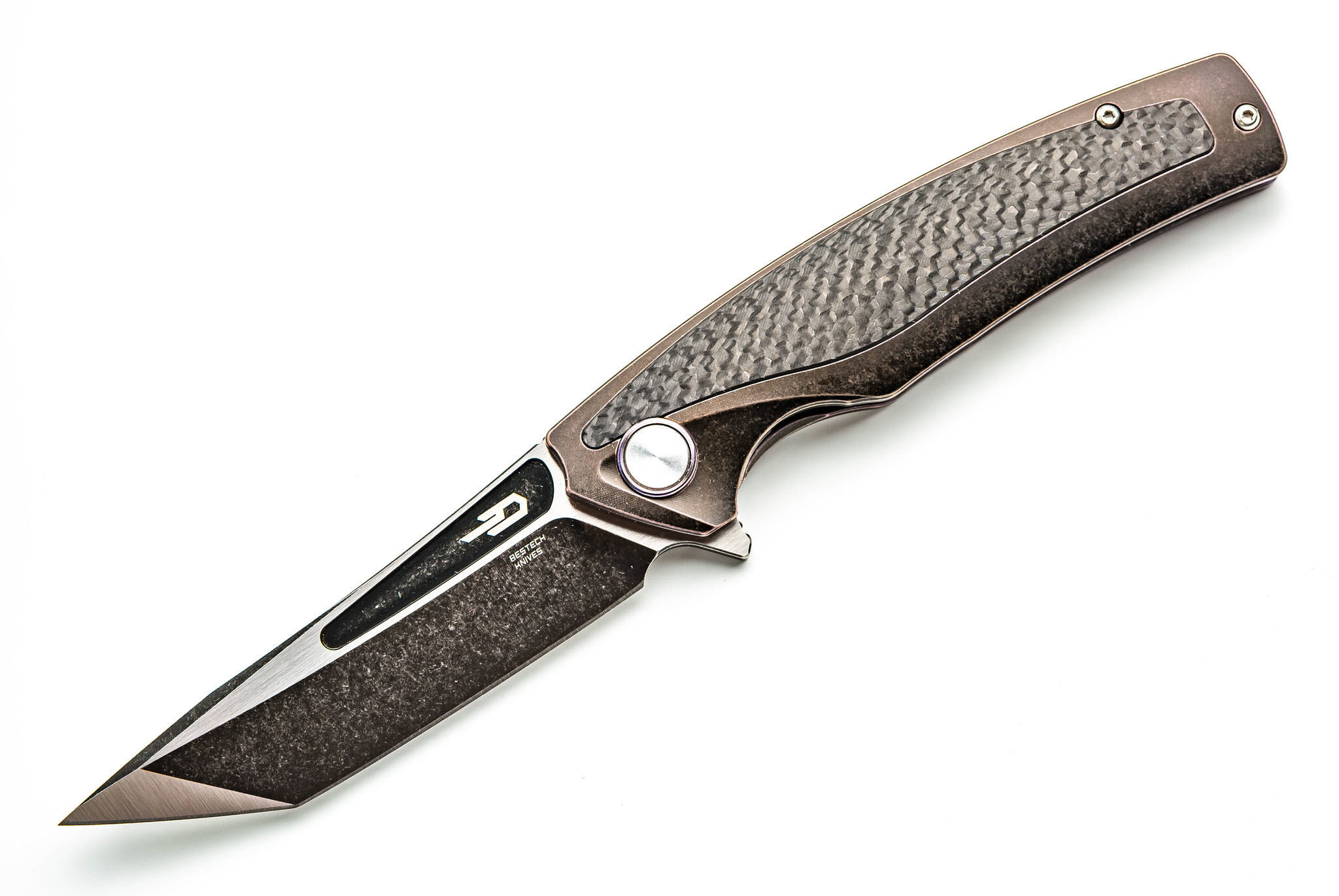 Складной нож Bestech Predator limited edition Black BT1706E, сталь CPM-S35VN, рукоять титан - фото 1