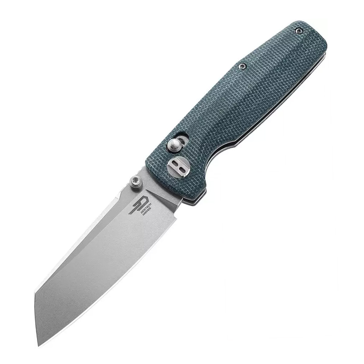 фото Складной нож bestech slasher, сталь d2, рукоять джинсовая микарта bestech knives