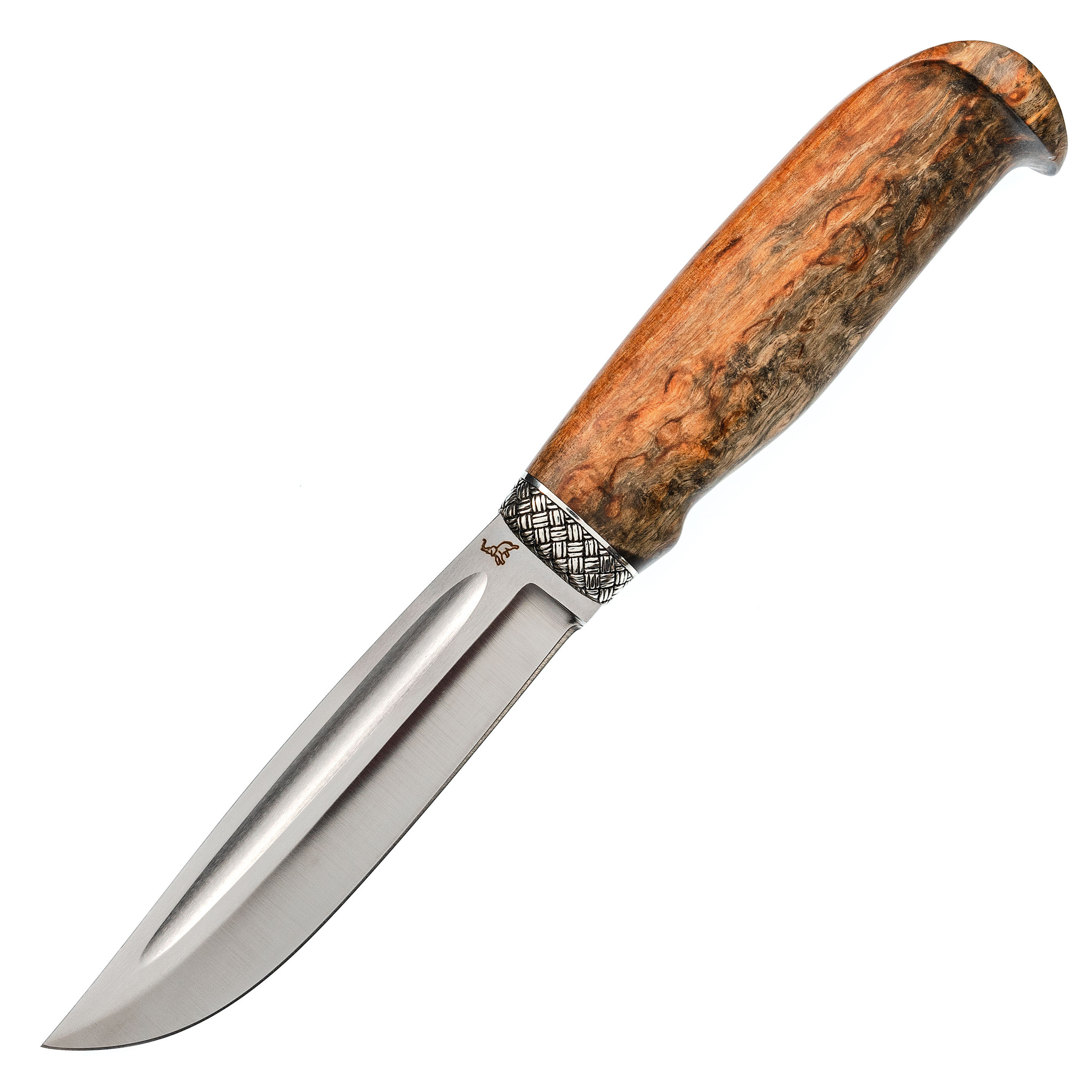 Нож Финка C17, сталь M390, рукоять карельская береза, Слон