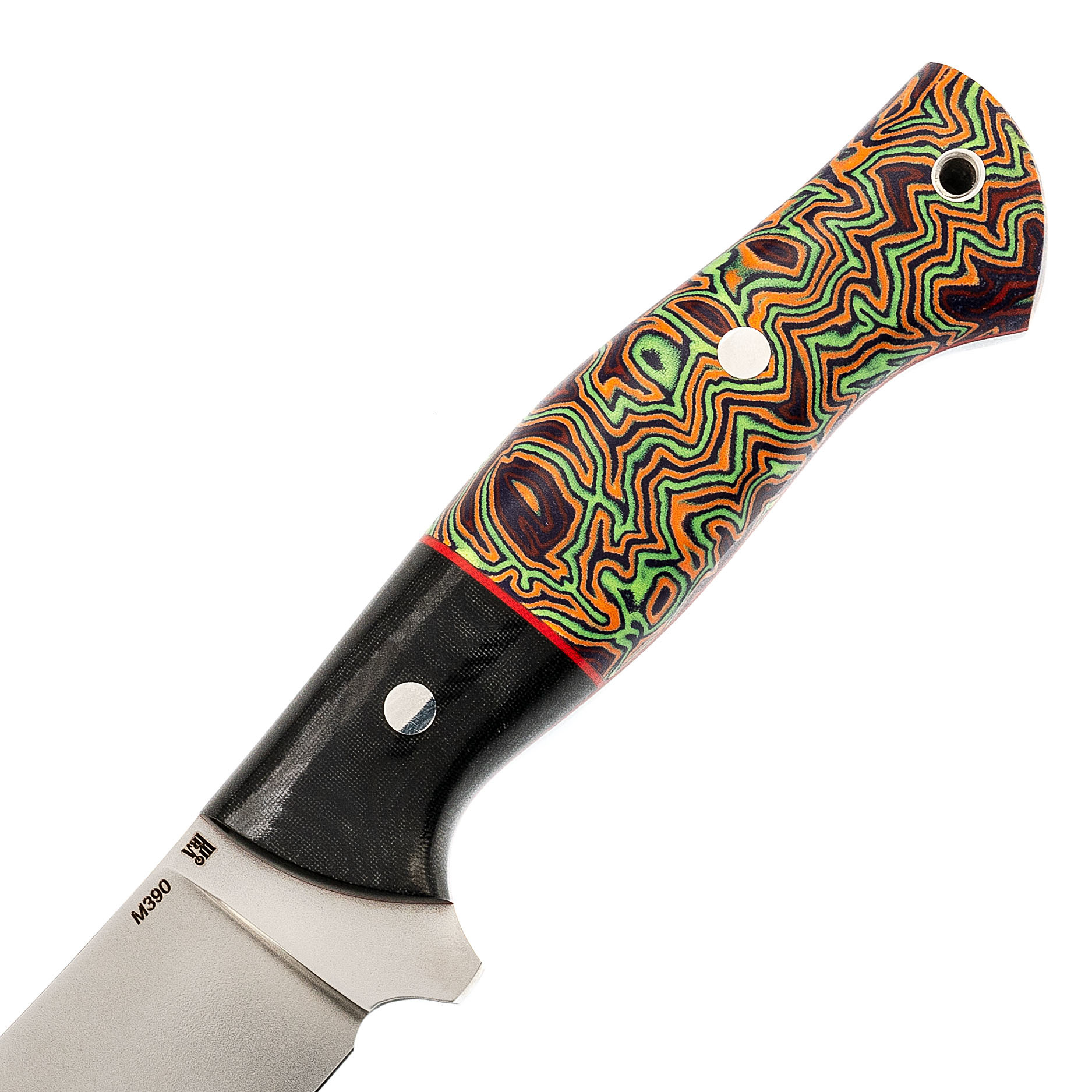Нож Егерь, сталь M390, рукоять микарта от Ножиков