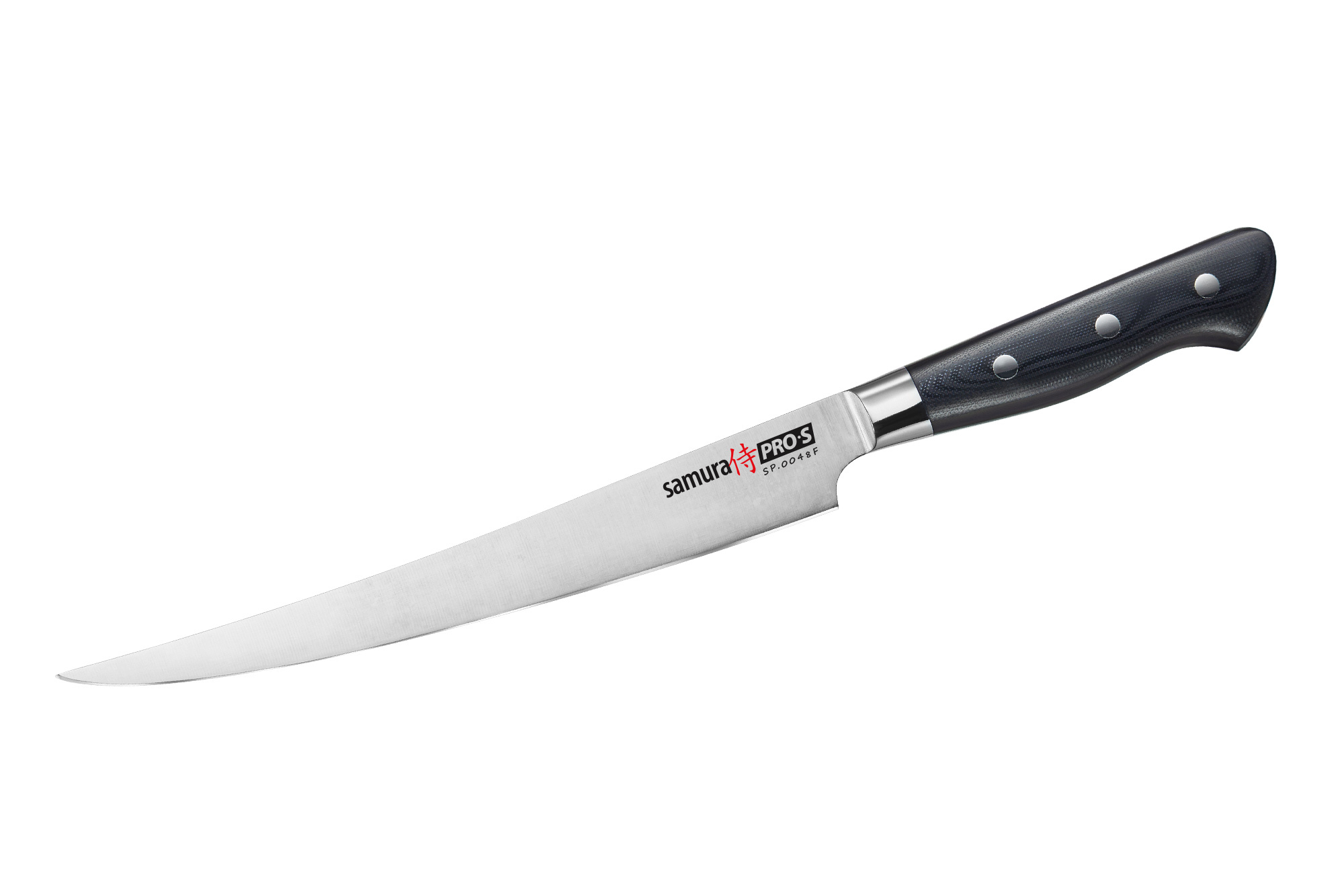 Нож кухонный Samura Pro-S филейный, сталь Aus-8, G10, 224 мм