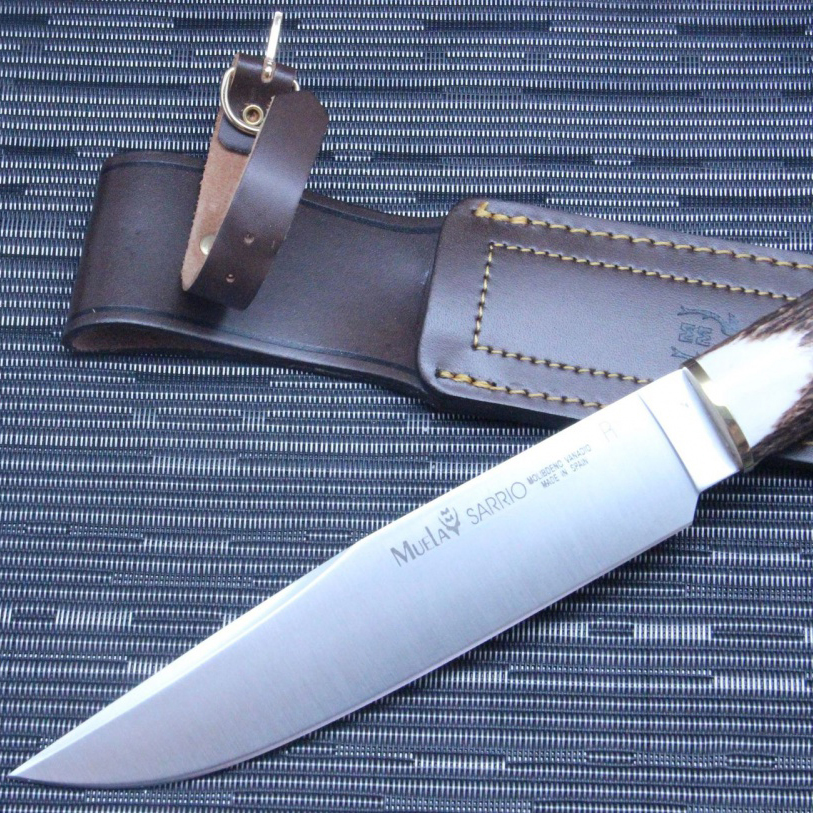 Нож с фиксированным клинком Sarrio, Stag Handle 23.0 см. - фото 5
