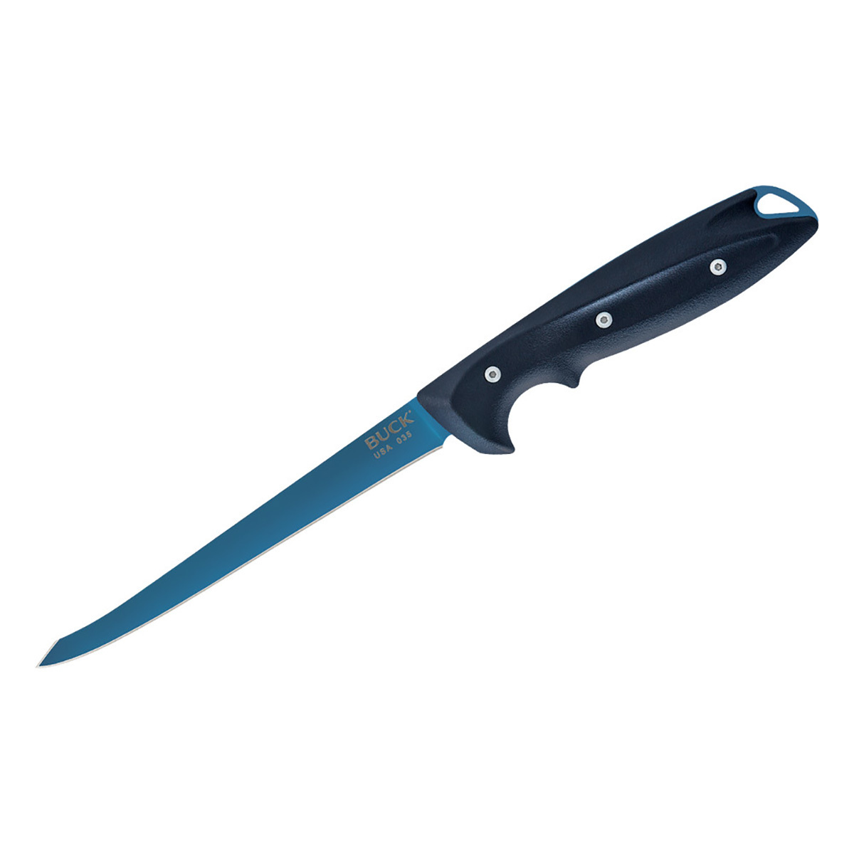 фото Филейный нож buck abyss fillet knife b0035bls, сталь 420hc, рукоять термопластик
