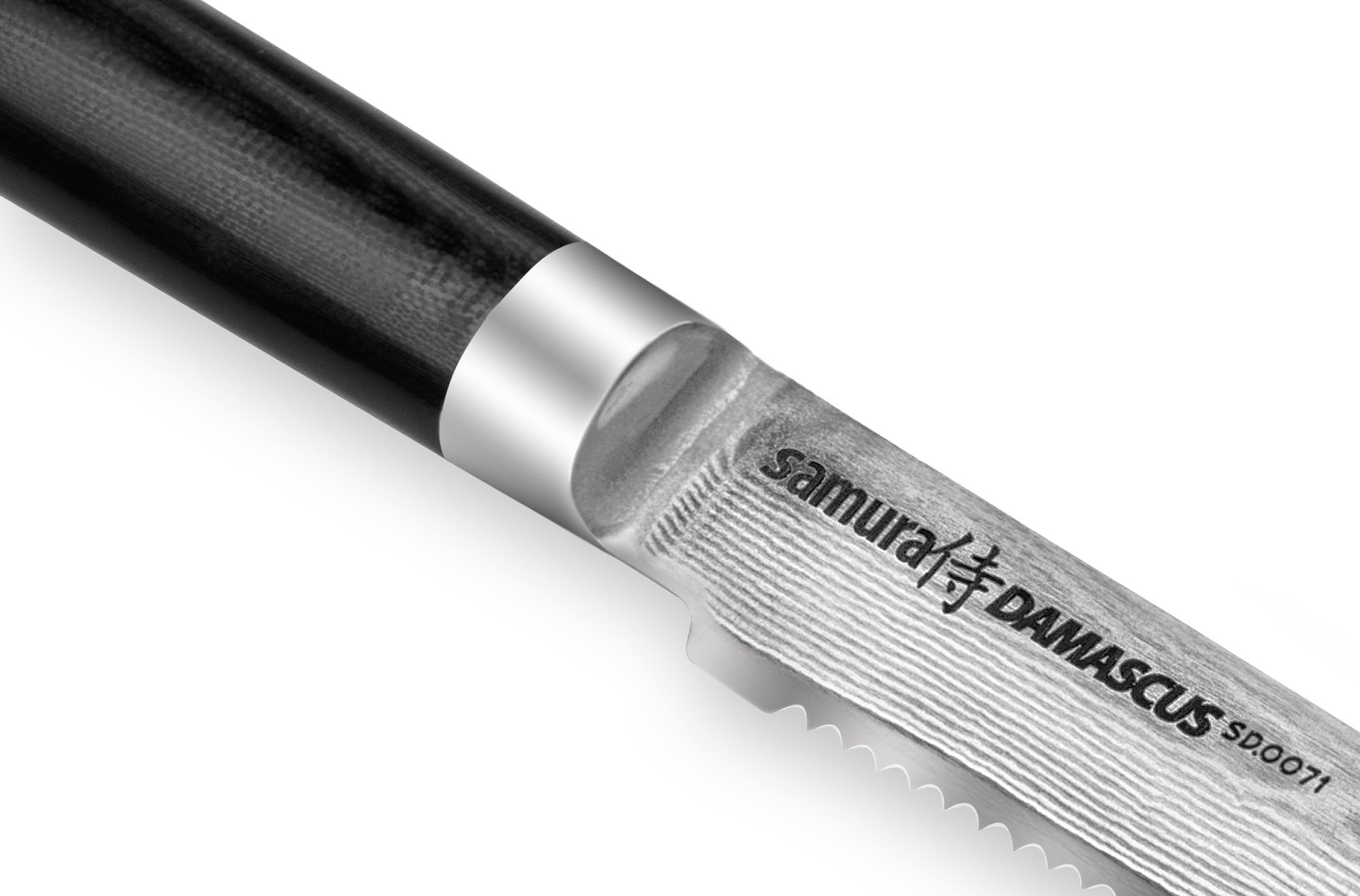 Нож кухонный для томатов Samura Damascus SD-0071/Y, сталь VG-10/дамаск, рукоять стеклотекстолит от Ножиков