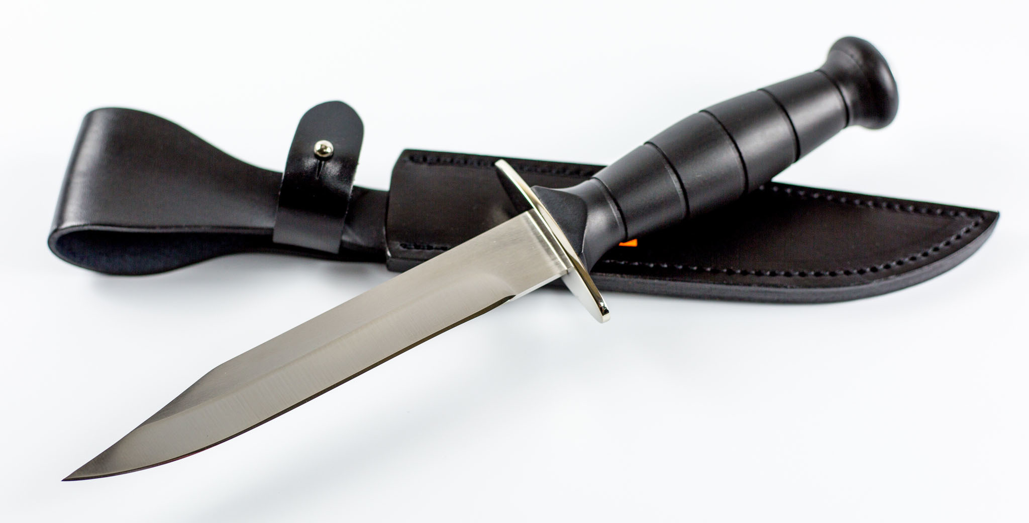 Нож «Вишня» НР- 43 черный, Златоуст - фото 1