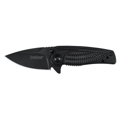 Фото Складной полуавтоматический нож Kershaw Spoke K1313BLK, сталь 4Cr14, рукоять нержавеющая сталь