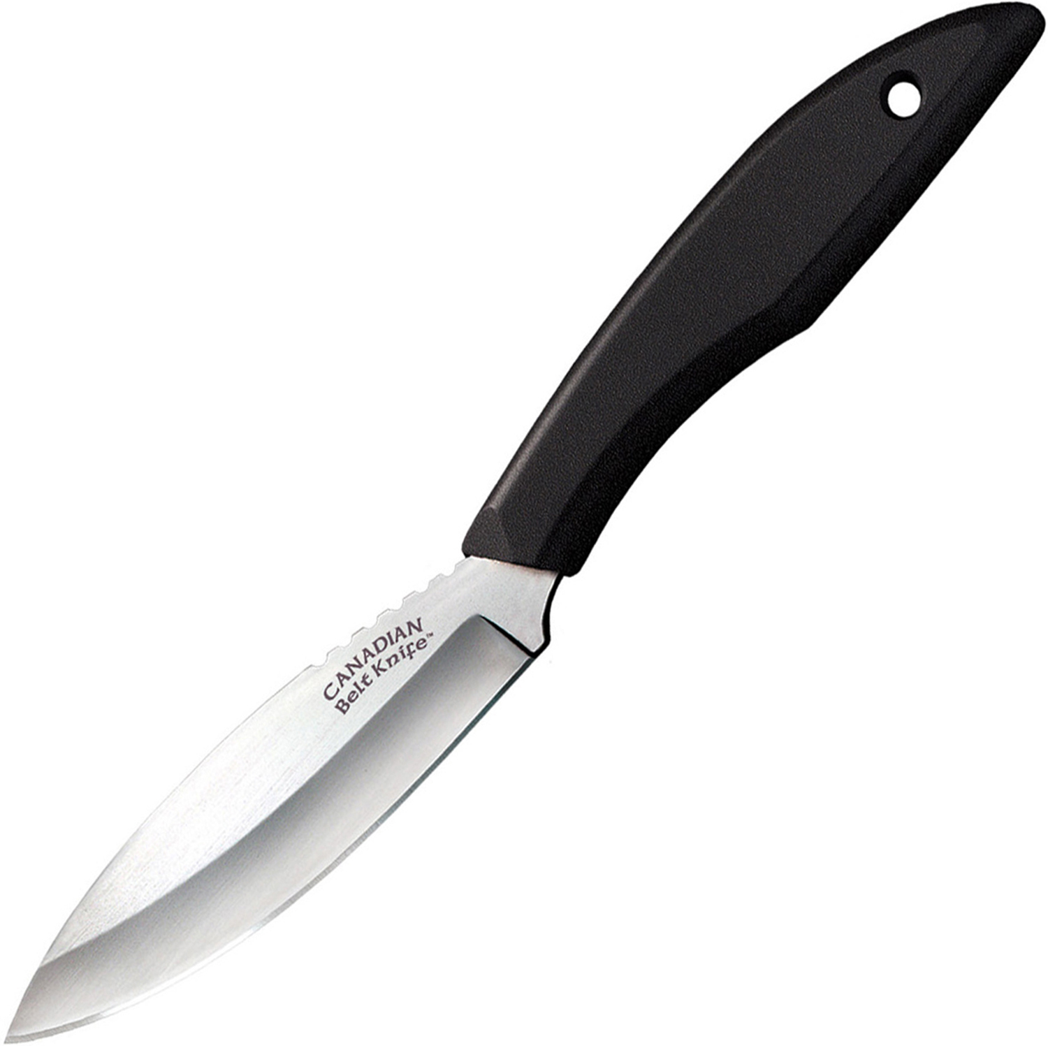 Нож с фиксированным клинком Cold Steel Canadian Belt, сталь 1.4116, рукоять пластик, black складной нож cold steel crawford model 1 сталь 1 4116