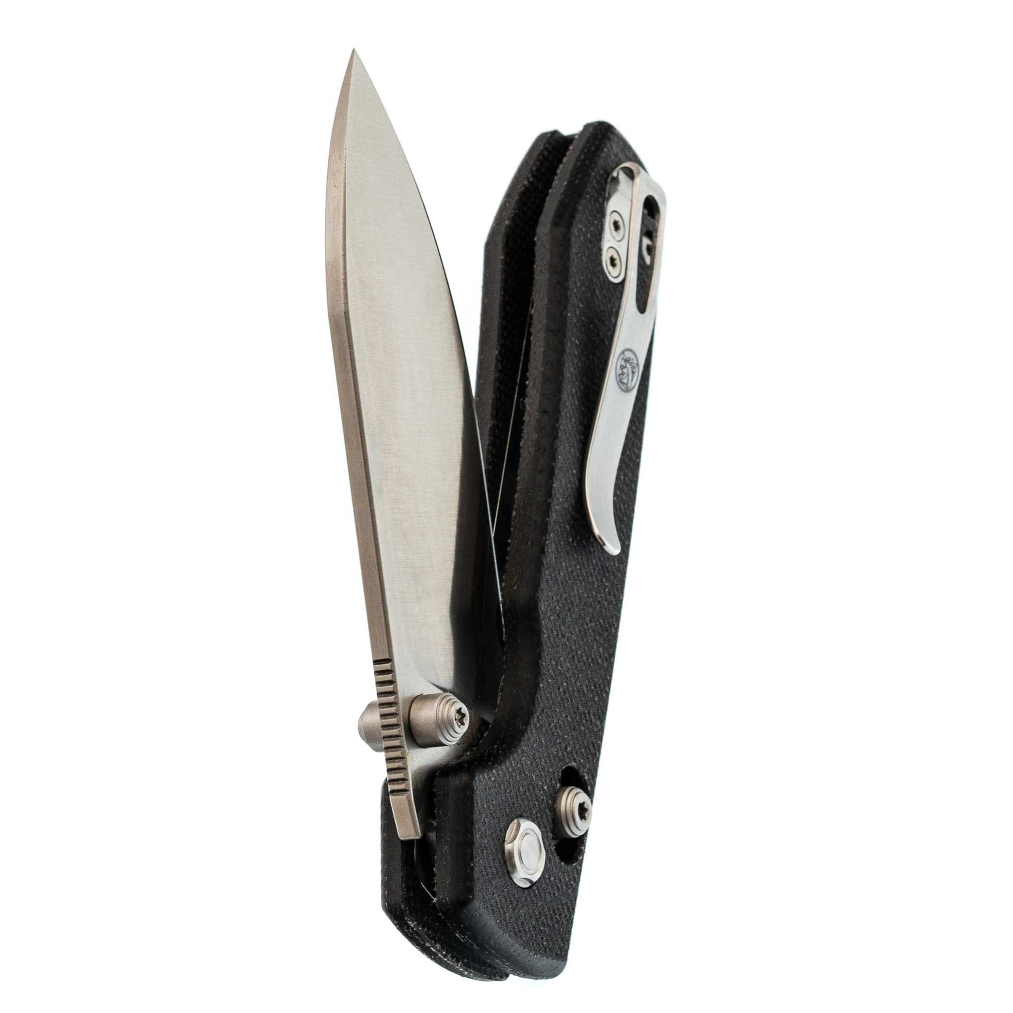Складной нож Raccoon CB Vosteed, сталь 14C28N, рукоять микарта, черный - фото 5