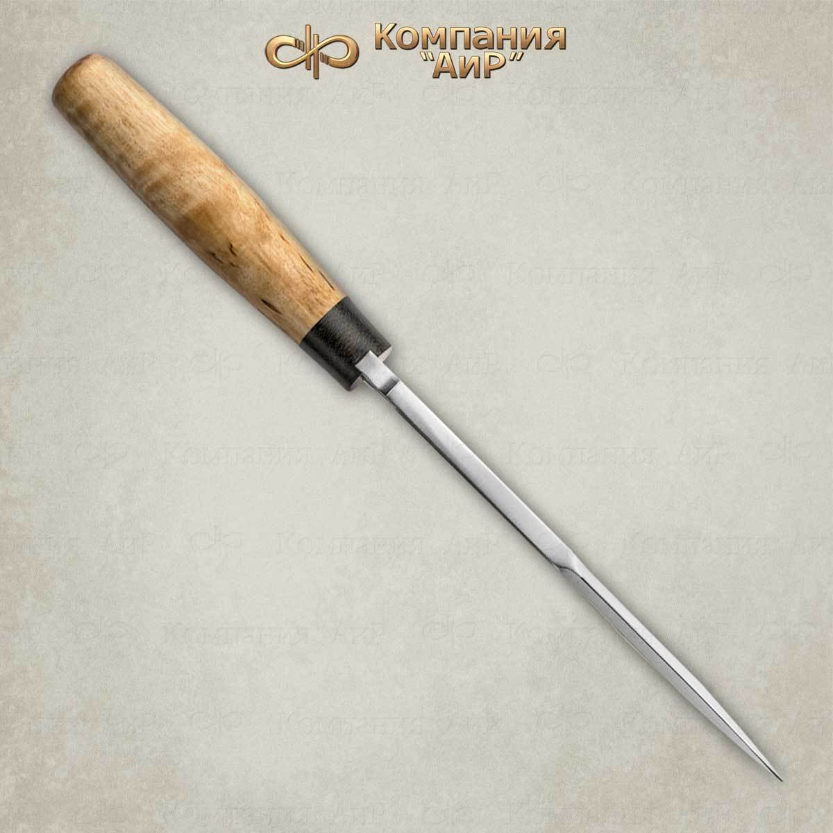 Нож Скорпион, АиР, карельская береза, 100х13м от Ножиков
