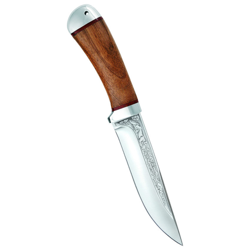Нож Лиса, дерево, 95х18, Еще..., Ножи с деревянной ручкой