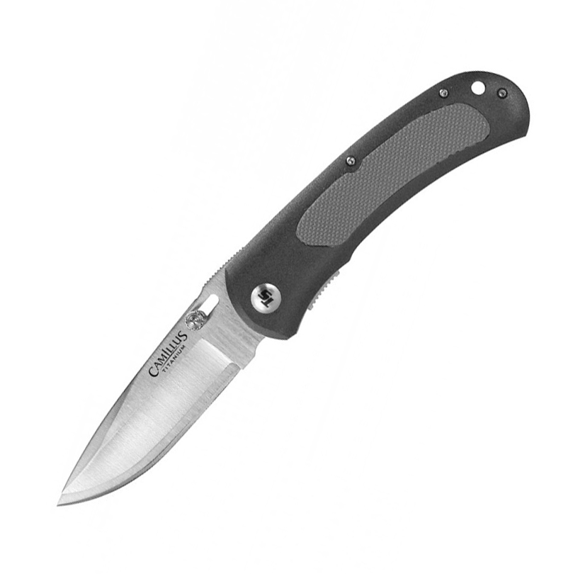 Нож складной со сменным лезвием клинка Camillus TigerSharp®, сталь 420J2, рукоять Zytel®, чёрный