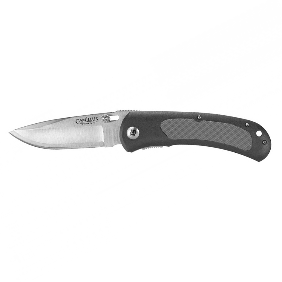 фото Нож складной со сменным лезвием клинка camillus tigersharp®, сталь 420j2, рукоять zytel®, чёрный