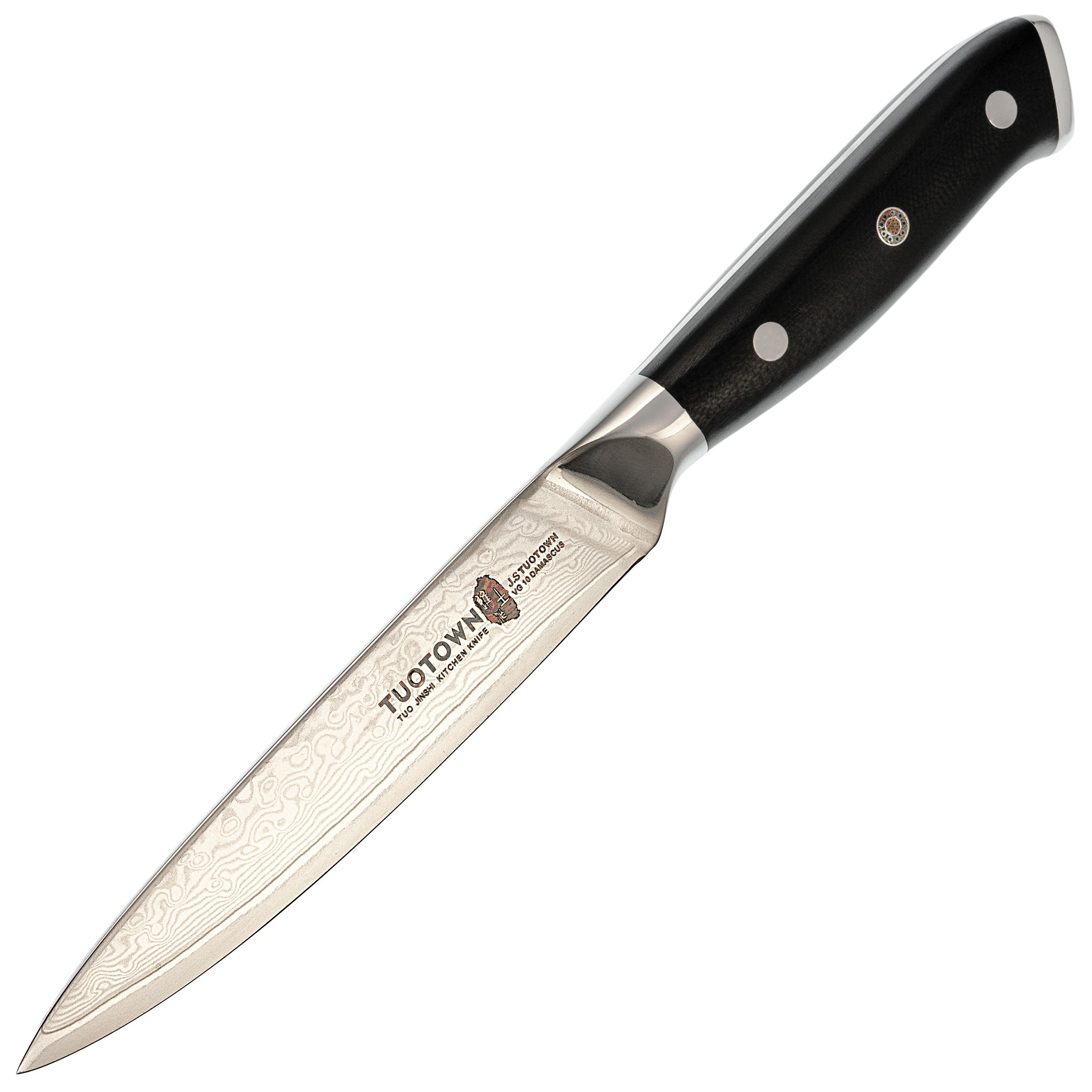 Кухонный нож Tuotown, сталь VG10, рукоять G10