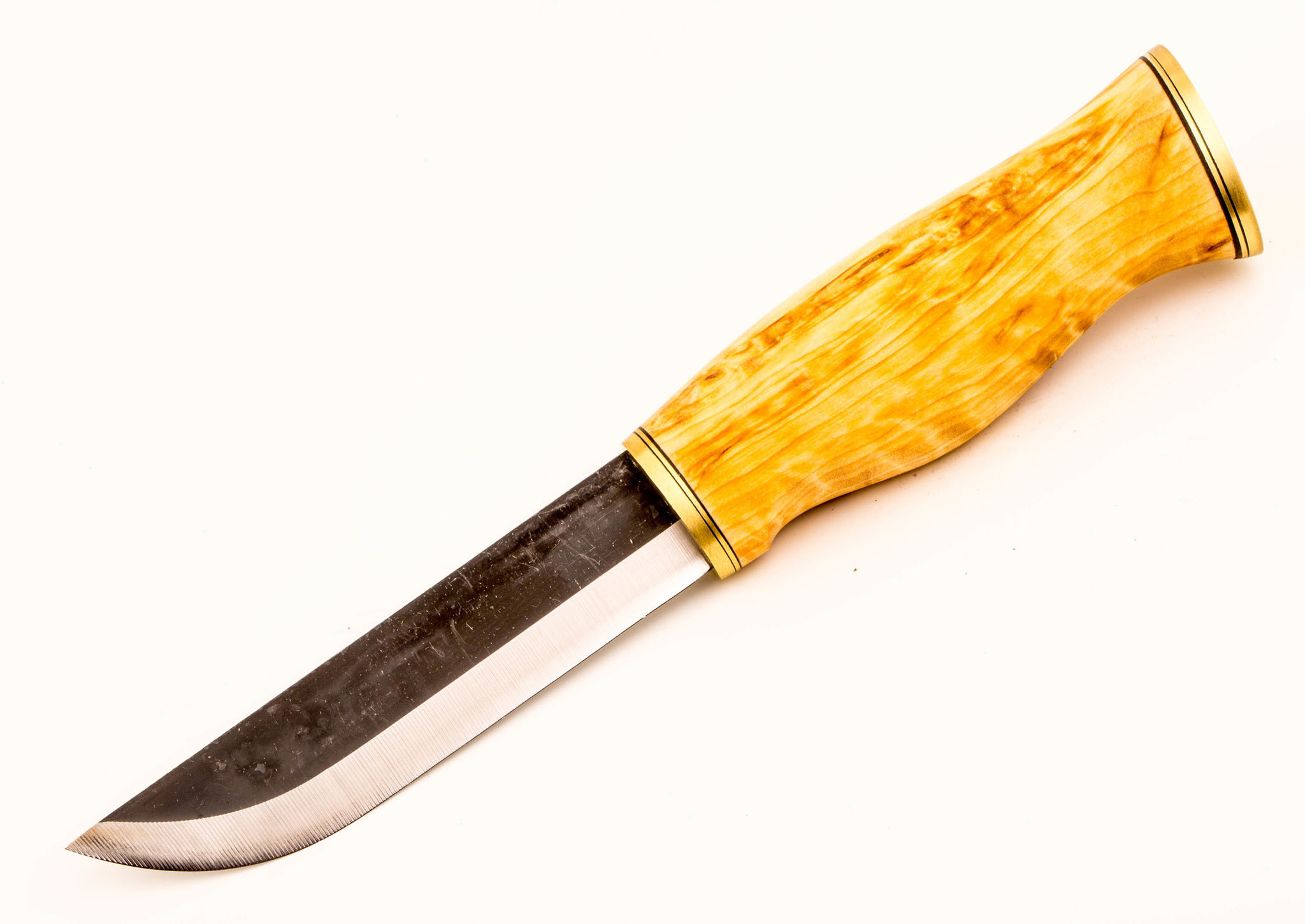 Нож Ahti Puukko Kaato, финская береза, сталь Carbon - фото 1