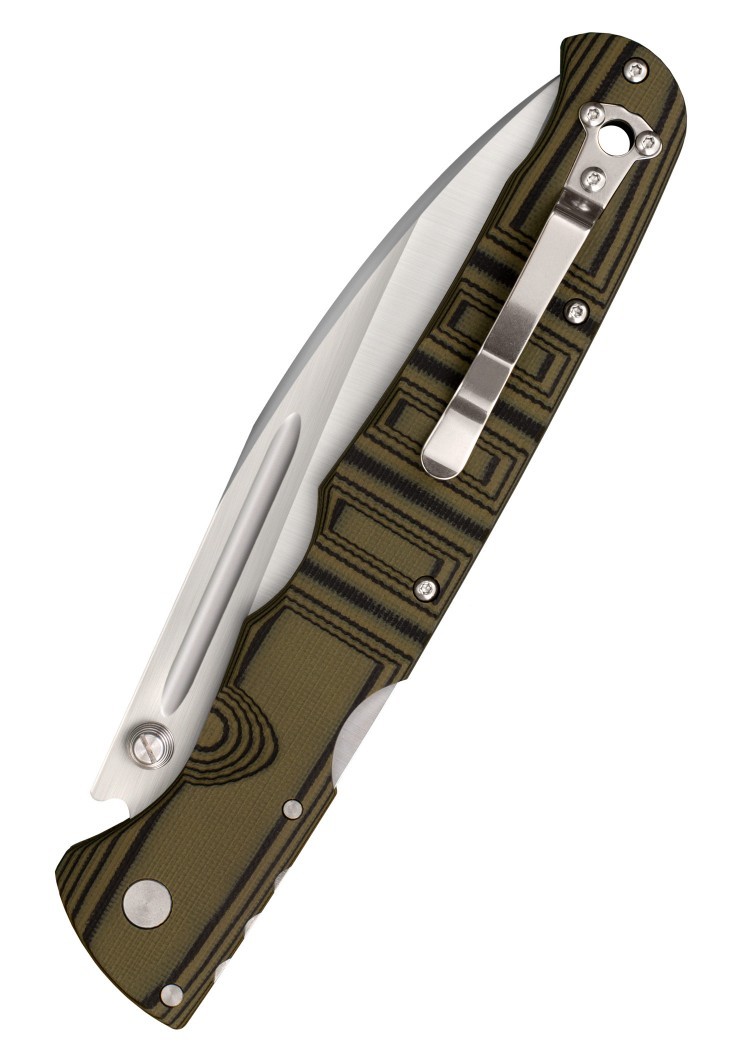Складной нож Frenzy 2 Green/Black Cold Steel, сталь CPM-S35VN, рукоять G10 - фото 2