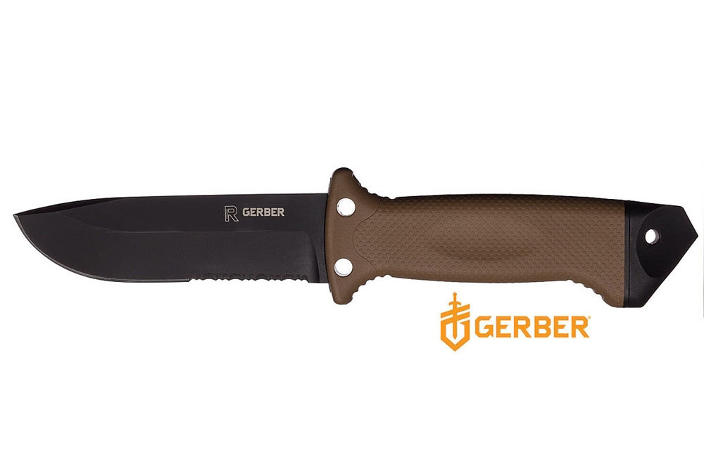 Нож с фиксированным клинком Gerber LMF II Survival - R, сталь 420HC, рукоять термопластик GRN - фото 2