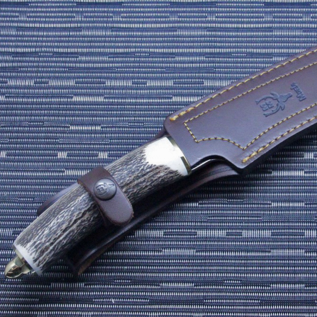 Нож с фиксированным клинком Magnum Stag Handle 19.0 см. - фото 7