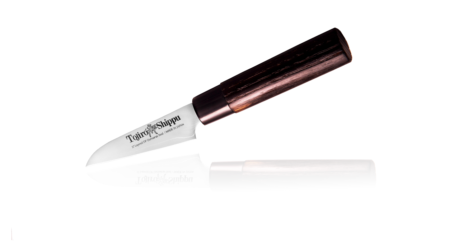 Нож для чистки овощей Shippu 90 мм, сталь VG-10, Tojiro нож кухонный для овощей sankei 90 мм masahiro 35924 сталь aus 8 стабилизированная древесина коричневый
