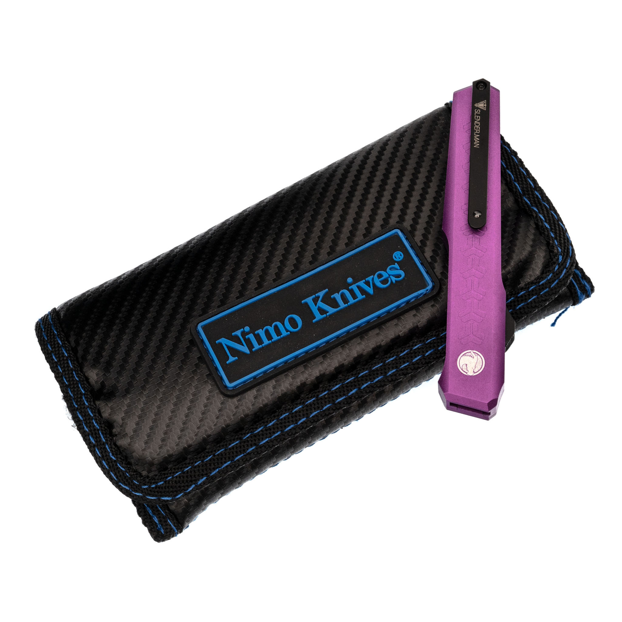 фото Автоматический выкидной нож nimo pink, сталь d2 nimo knives