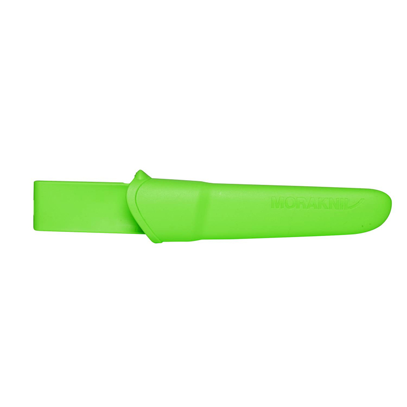 Нож с фиксированным лезвием Morakniv Companion Green, сталь Sandvik 12C27, рукоять пластик/резина, зеленый - фото 10