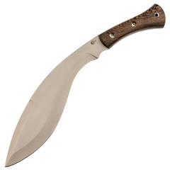 Фото Мачете Кукри №5, сталь 65х13, рукоять венге