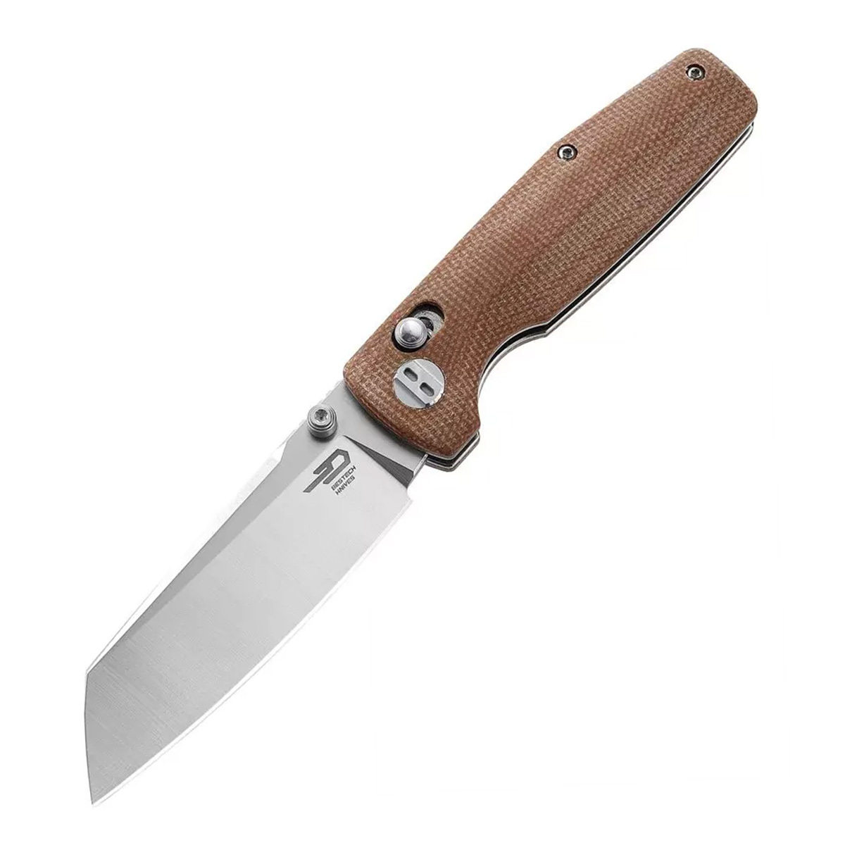 Складной нож Bestech Slasher, сталь D2, рукоять коричневая микарта