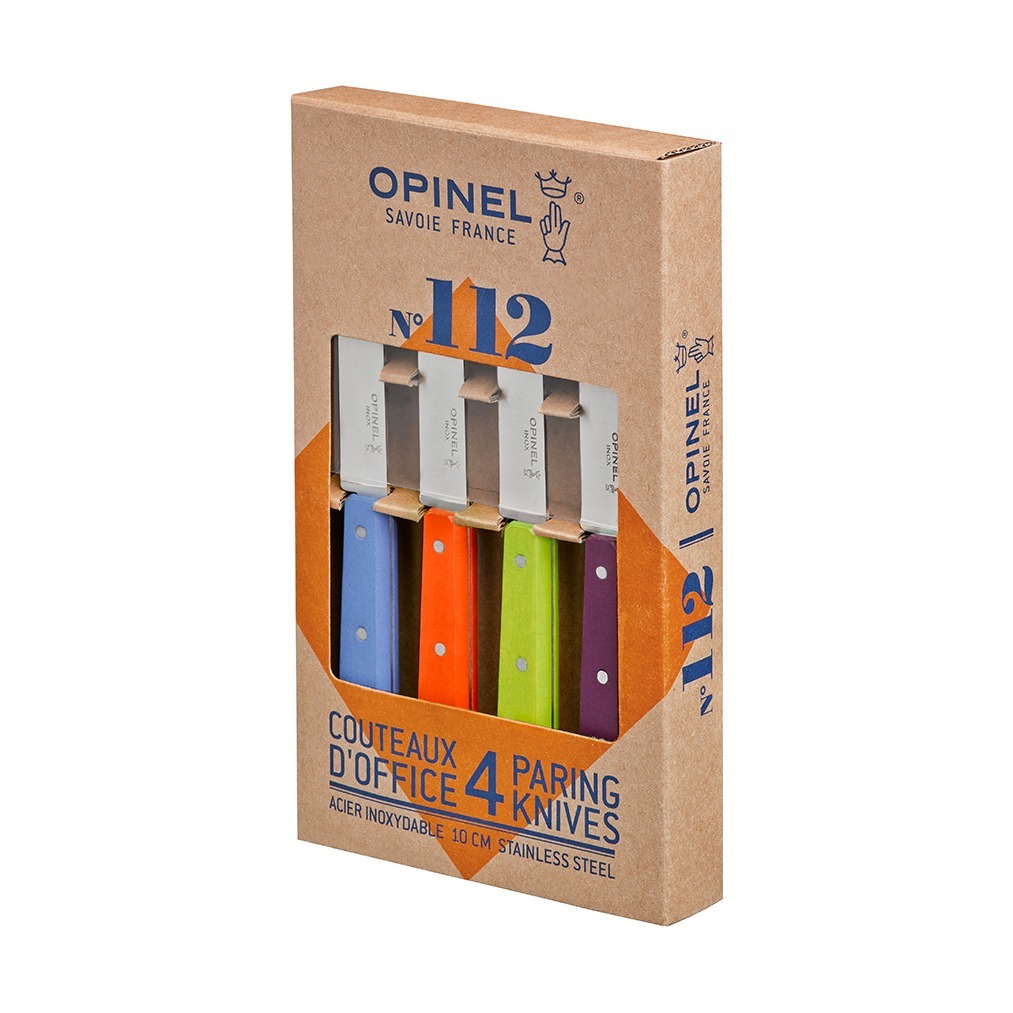 Набор ножей Opinel Set of 4 N°112 assorted sweet pop colours, нержавеющая сталь, (4 шт) - фото 2