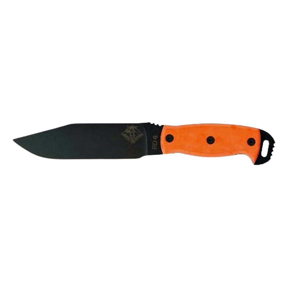Нож с фиксированным клинком Ontario RD4, сталь 5160, рукоять G10, orange/black нож складной ontario rat 1 сталь d2 клинок рукоять carbon fiber