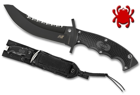 Нож с фиксированным клинком Warrior Black