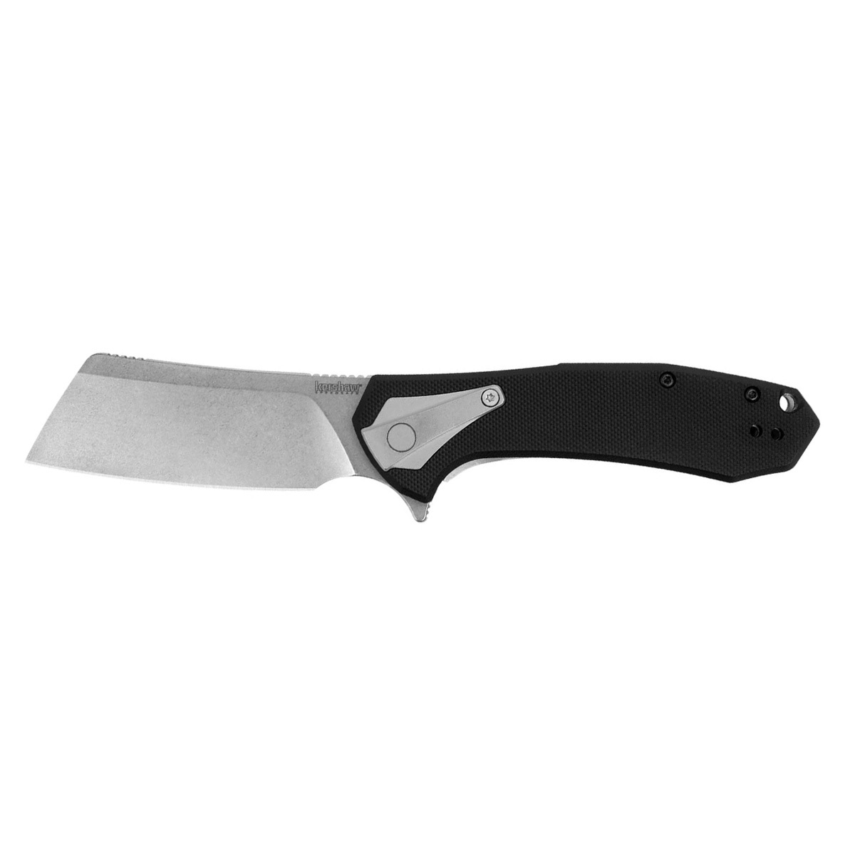 фото Полуавтоматический складной нож kershaw bracket, сталь 8cr13mov, рукоять нержавеющая сталь