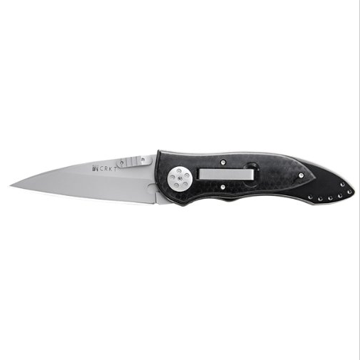 Складной нож CRKT Elishewitz E-lock Black, сталь Aus 8, рукоять сталь 420J2