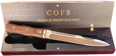 Нож с фиксированным клинком 39 09 C.O.F.S. Special Edition (Double Edge), Bhler N690, рукоять дерево