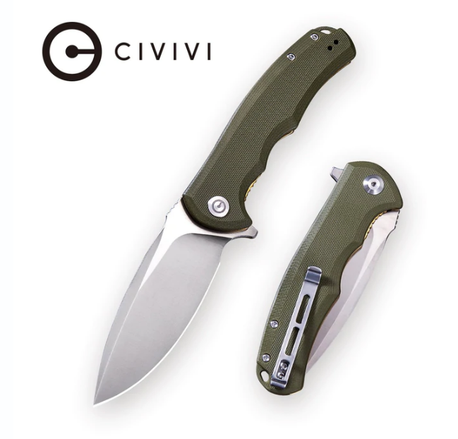 Складной нож CIVIVI Praxis, сталь 9Cr18MoV, Green G10 - фото 1