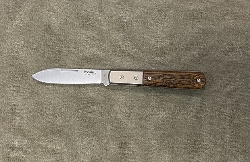 Складной нож LionSteel Barlow Roundhead, сталь M390, рукоять дерево - фото 1