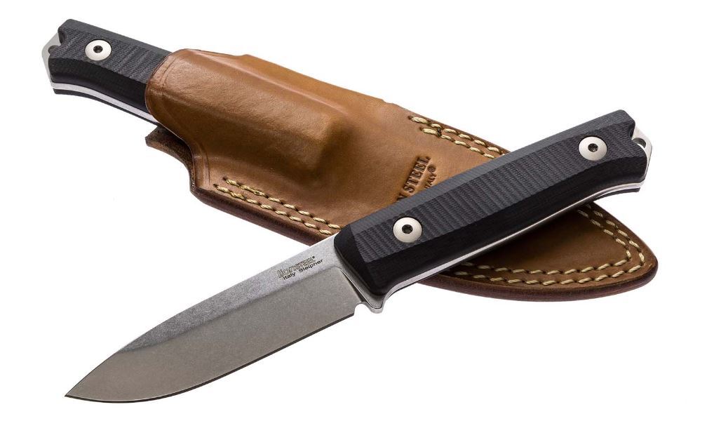 Нож LionSteel Bushcraft-R, сталь Sleipner, Stone Washed, рукоять G10