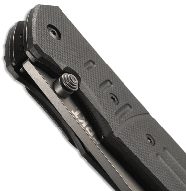 Полуавтоматический складной нож Ignitor T Veff Serrations™, CRKT 6865, сталь 8Cr14MoV Titanium Nitride, рукоять стеклотекстолит G10 - фото 4