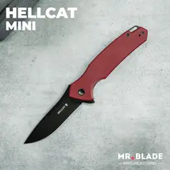 Фото Складной нож Mr.Blade Hellcat Mini, сталь VG-10, рукоять Burgundy G10