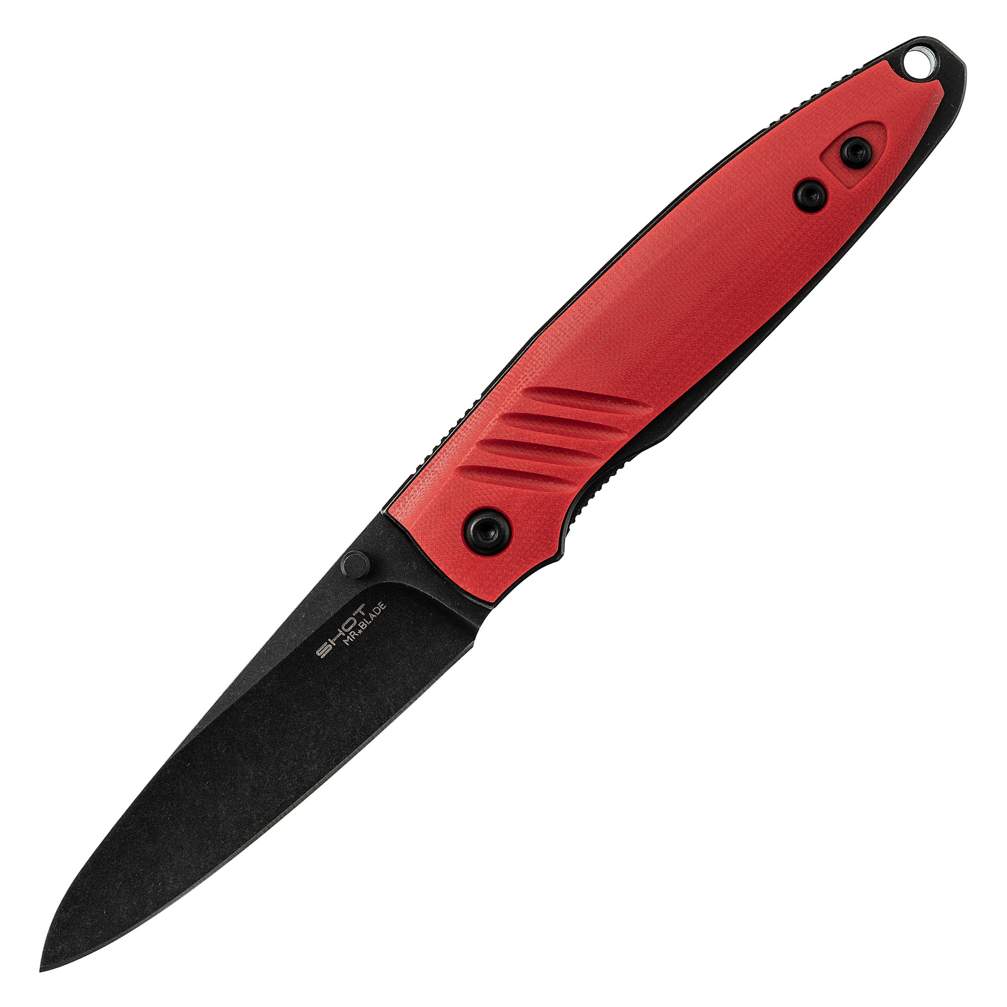 Складной нож Shot Blackwash Red, Mr.Blade полуавтоматический складной нож rat 1a assisted   blade olive drab g 10 handle
