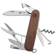 Фото Нож перочинный Stinger 90 мм, 13 функций, коричневый, в блистере