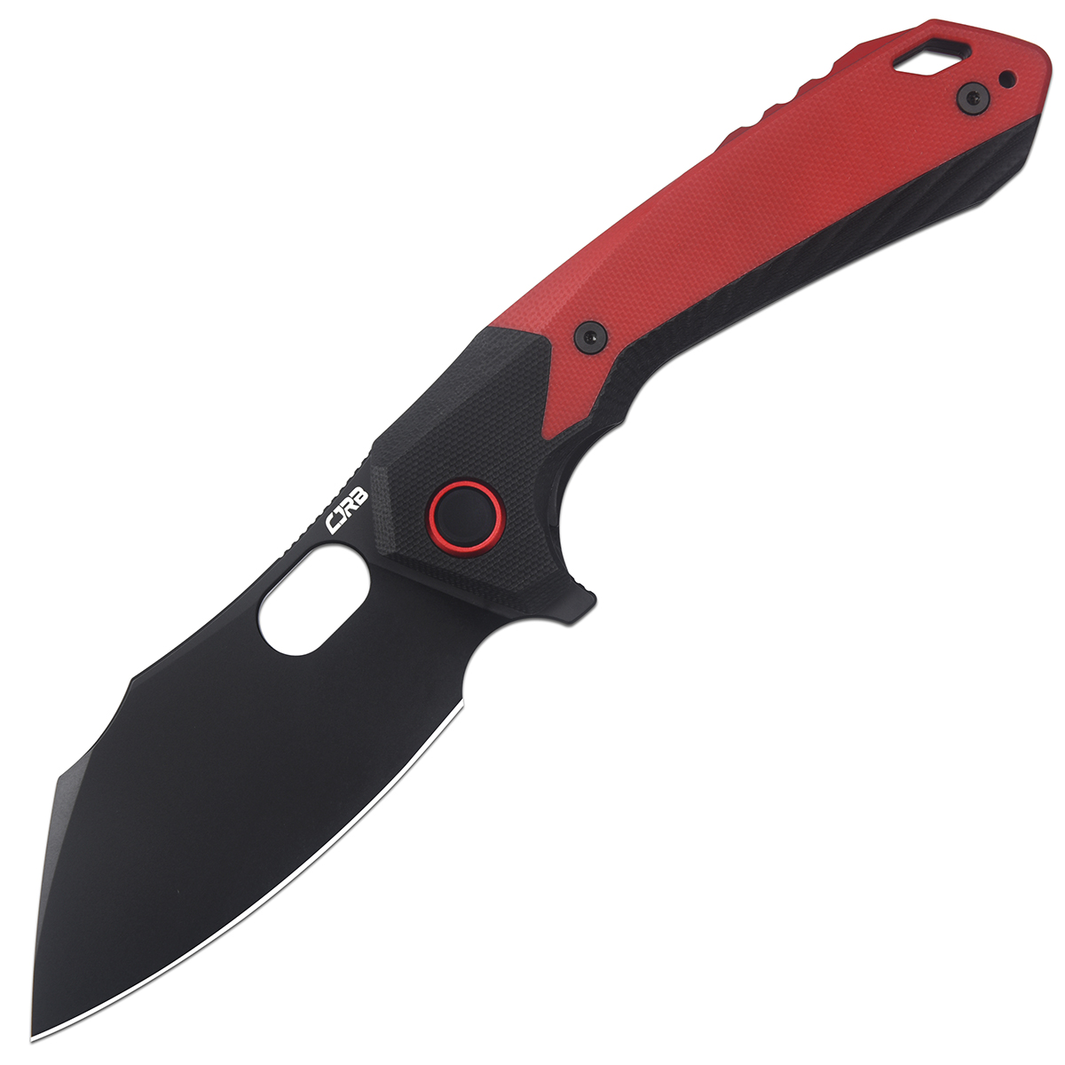 Складной нож CJRB Caldera, сталь AR-RPM9, G10, красный