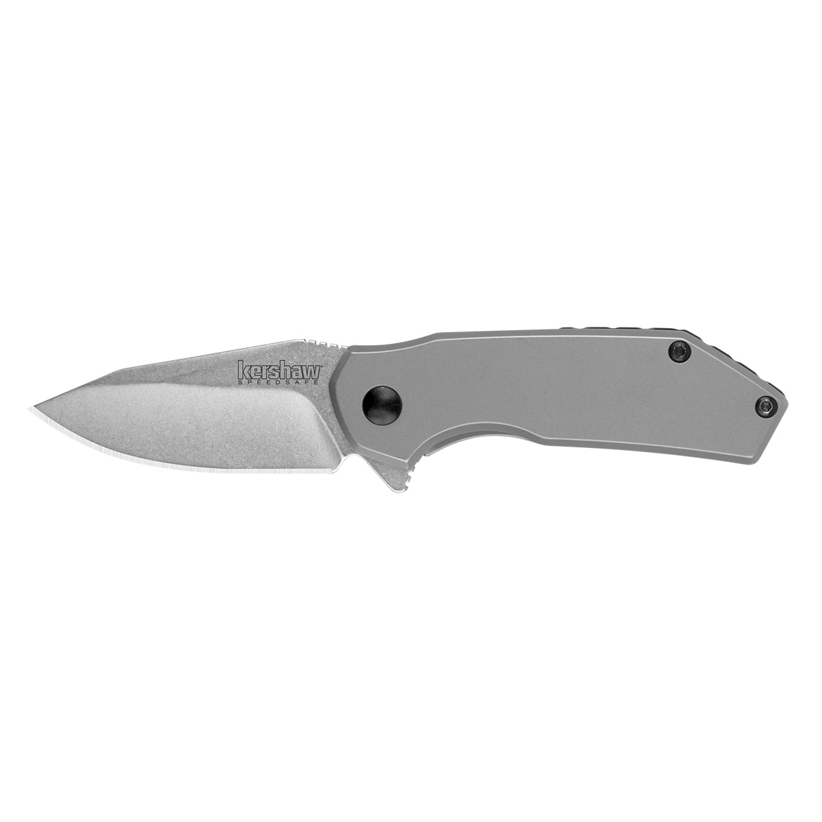 Полуавтоматический складной нож Kershaw Valve, сталь 4CR14, рукоять нержавеющая сталь