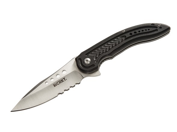 Складной нож CRKT Ikoma Carajas Combo Edge, сталь Sandvik™ 12С27, рукоять Стеклотекстолит G-10