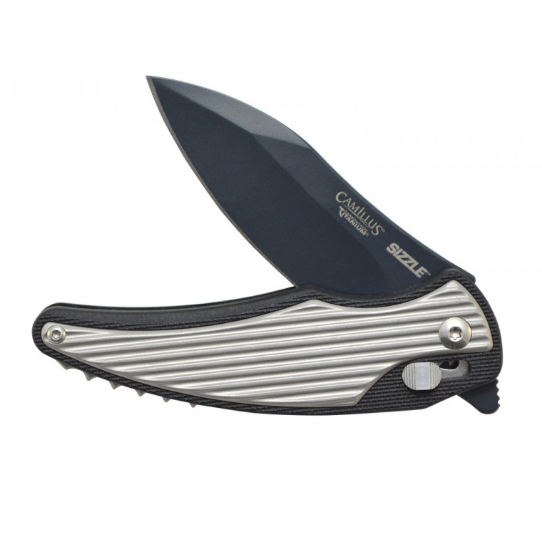 фото Складной нож camillus sizzle™, сталь aus-8, рукоять термопластик grn, серый