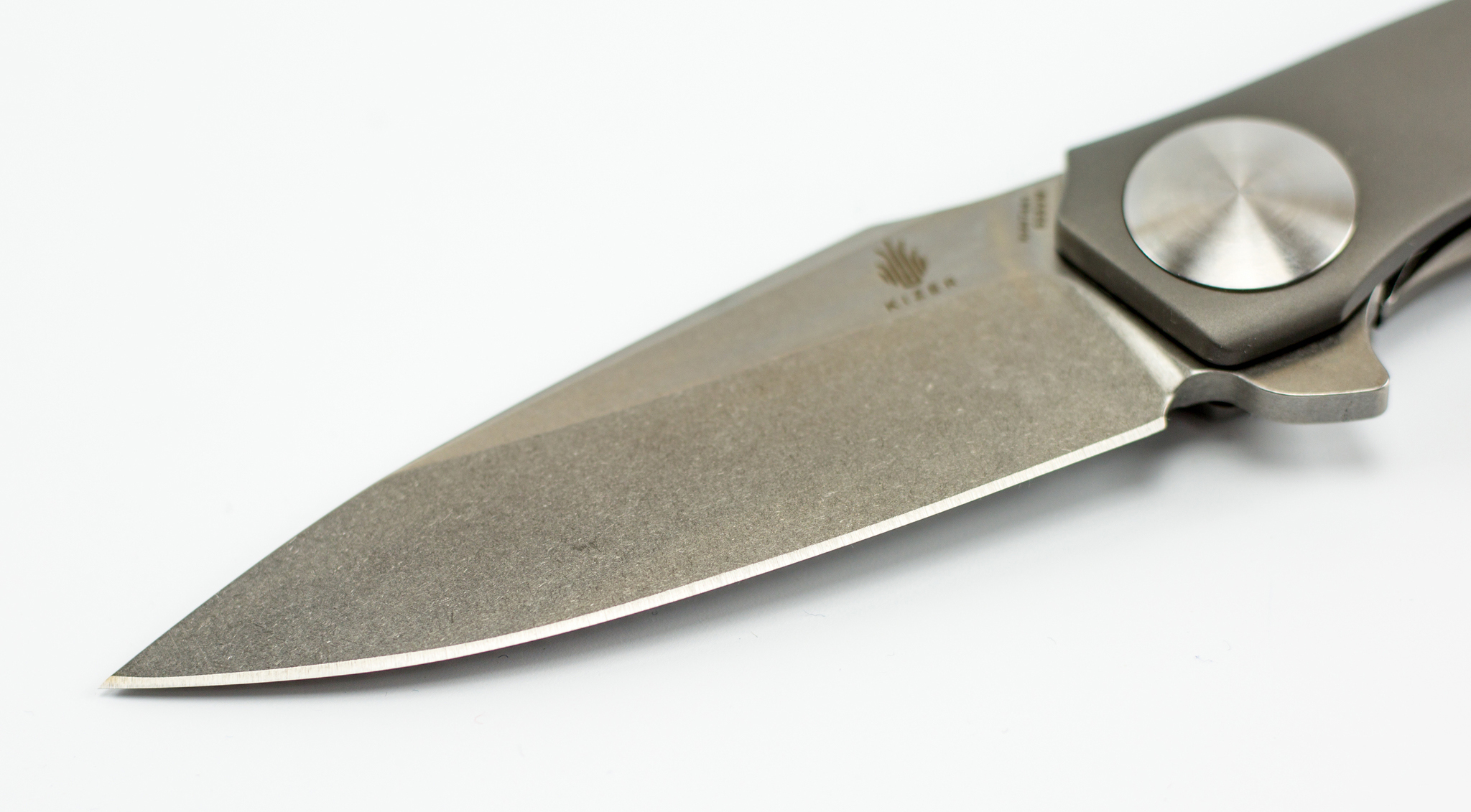 Складной нож Kizer S.L.T, сталь CPM-S35VN, рукоять титан - фото 4